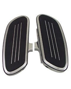 Chrome Passenger Streamliner Style Floorboards Harley Touring FLH/T 50420-04