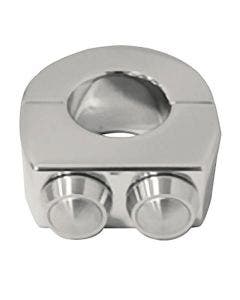 V-Factor 15154 Chrome Billet Switch 1" Clamps for Custom Use Harley Metric