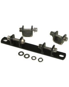 Mid USA 27904 Hard Body Weld-On Mini Shock Mounting Brackets for Solo Seat