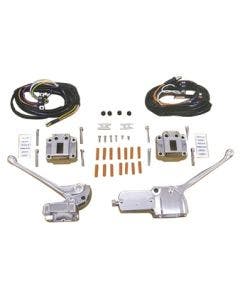 V-Factor Chrome OE Style Handlebar Control Kit 44705 Harley FL XL 71-81 & Custom
