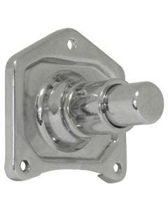 Mid USA 17762 Chrome Solenoid Cover Push Button Starter Harley Big Twin '91-'17