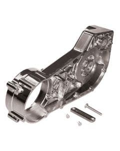 Mid USA 78221 V-Factor Chrome Inner Primary Covers Harley Wide Tire Softail 90-93