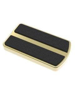 V-Factor 45111 Brass Foot Brake Lever Pad Harley Touring Softail 80-Up 