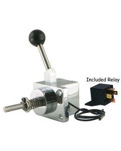 Mid USA 17780 V-Factor Chrome Lever Action Starter Solenoid 65-88 Harley BigTwin