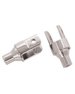V-Factor Chrome Anti-Vibe Footrests & Mounts 24131 All Harley Models