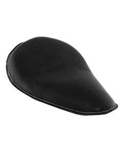 Mid USA 27103 Black Hard Body Spring Mount Leather Solo Motorcycle Seat Bobber