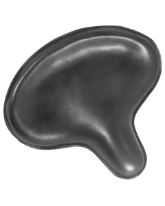 Hardbody Black 16" Solo Cowhide Seat Smooth Classic Custom Harley Chopper