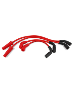 V-Factor 18454 Red Accell Super Stock Spark plug wires Harley M8 Softail 18-Up