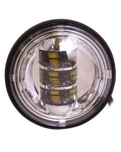 V-Factor Chrome 4.5" White LED Headlight Custom Harley Touring Softail For Jeep