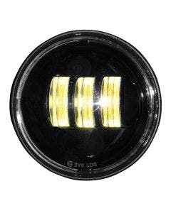 V-Factor Black 4.5" White LED Headlight Custom Harley Touring Softail For Jeep