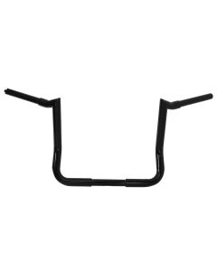 Mid USA 40138 Black 12" Jackknife Handlebars 1 1/4" Harley Touring Models 82-Up