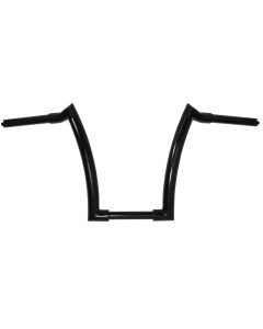 Mid USA 40148 Black 16" Jackknife Handlebars 1 1/2" Harley FLS FXD XL 82-Up