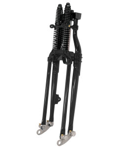 Mid USA 35251 20" Black Antique Style Springers 1" OD Stem Harley & Custom 