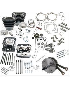 S&S Cycle 124" Hot Set-Up Kit w/ Big Bore Cylinders Cams Pistons Harley 99-06