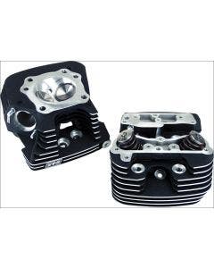 S&S Cycle Super Stock 79CC Black Cylinder Heads for Harley Twin Cam 06-16
