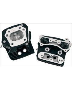S&S Cycle Black Cylinder Heads for Evolution EVO w/ Stock Style Pistons 84-99