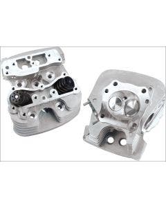 S&S Cycle Super Stock 79CC Silver Cylinder Heads for Harley Twin Cam 06-16