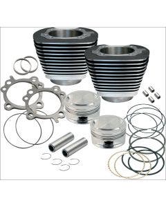 S&S Cycle 95" CI Big Bore Cylinder Kit Black 9.7:1 Compression 99-06 Harley