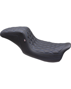 Mustang One-Piece 2-Up DD W/Sky Blue Stitch Squareback Seat 08-23 FL Models