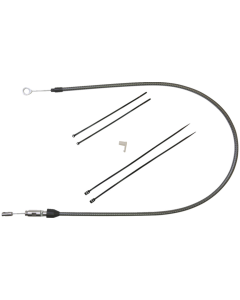 Magnum Quick Connect Braided 32" Upper Clutch Cable Karbonfibr 18-23 Softail