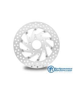 Buy Performance Machine PM Del Rey Chrome 11.5 Left Front Brake Rotor Harley | 0133-1522REYLS-CH  Eastern Performance Aftermarket Parts Superstore. Great Value + Free Shipping to U.S.