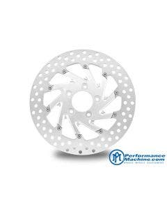 Buy Performance Machine PM Del Rey Chrome Right Rear 11.5" Brake Rotor Harley  | 0133-1523REYRS-CH  Eastern Performance Aftermarket Parts Superstore. Great Value + Free Shipping to U.S.