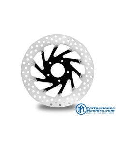 Buy Performance Machine Del Rey Black Platinum Cut 11.8 Left Front Brake Rotor Harley | 0133-1800REYLS-BMP  Eastern Performance Aftermarket Parts Superstore. Great Value + Free Shipping to U.S.