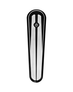 Performance Machine PM Scallop Black Contrast Cut Dash Insert Harley FLHX 08-15