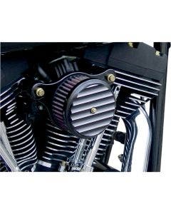 Joker Machine Black Anodized Finned Performance Air Cleaner Harley TC 99-15