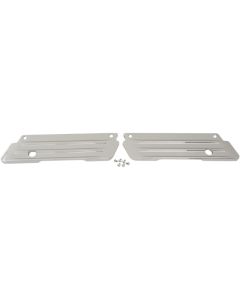Performance Machine Chrome Drive Line Saddlebag Latch Covers Harley FLH/FLT | 0200-2003-CH
