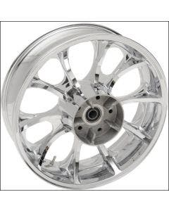 Coastal Moto Chrome Largo 3D 18" Rear Cast Wheel Only Harley 09-22 w/ ABS