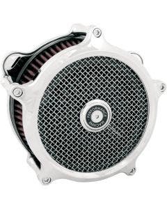 PM  Super Gas Chrome Stage 1 K&N Air Cleaner for Harley Softail Dyna Touring 93-15 0206-2006-CH
