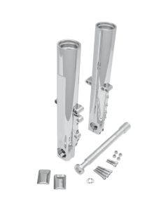 Performance Machine PM Chrome Single Side Lower Legs Sliders 08-13 FLH/FLT