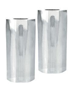 Performance Machine PM Chrome Tech Fork Boots Upper Slider Covers Harley 14-22