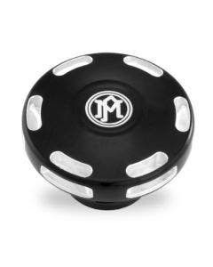 Performance Machine Contrast Cut Apex Led Fuel Gauge Gas Cap Harley 96-Up