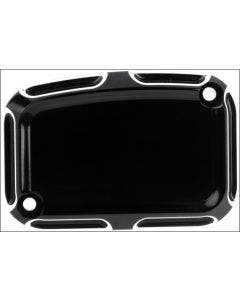 Arlen Ness Black Beveled Hydraulic Clutch Master Cylinder Cover Harley 14-16 