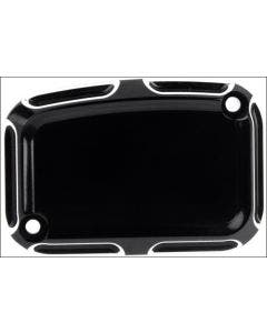 Arlen Ness Black Beveled Rear Brake Master Cylinder Cover 05-07 FLH 06-16 ST 