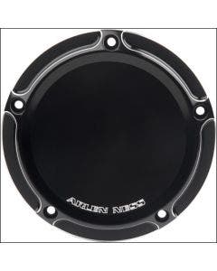 Arlen Ness Tech Black Beveled Points Ignition Timing Cover Harley Twin Cam
