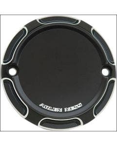 Arlen Ness Tech Black Beveled Points Ignition Timing Cover Harley EVO 84-99