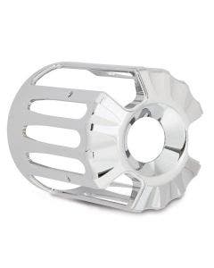 Arlen Ness Chrome Deep Cut Oil Filter Cover for Harley Twin Cam Models