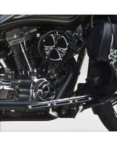 Arlen Ness Tech Black Deep Cut Points Ignition Timing Cover Harley Twin Cam