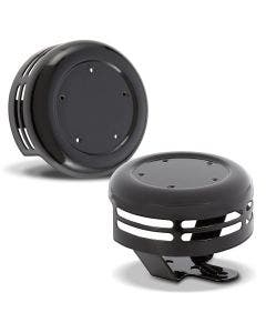 Arlen Ness Black Horn Cover for 5 Hole Point Cover Harley XL & Twin Cam Models