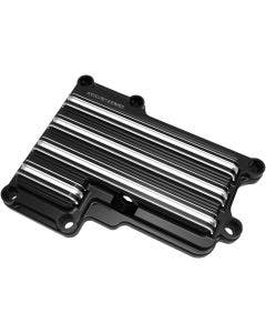 Arlen Ness 10 Gauge Gloss Black Transmission Top Cover Harley 07-15 Twin Cam