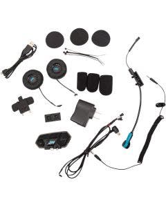 J&M Elite BT-04 Series Bluetooth Headset Universal Moto Helmet 4-Way Intercom