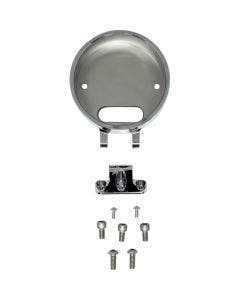 Kodlin KUS55140 Chrome Round Gauge Bezel Kit 4 Ascent Pro Riser Harley 
