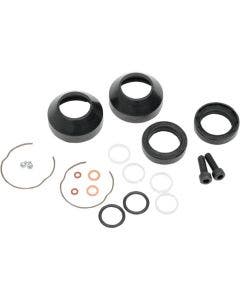 Front End Fork Leg Rebuild Seals Boots Kit 35mm 75-83 Harley Sportster Big Twin