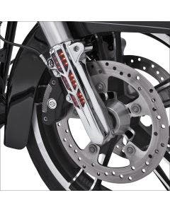 Ciro Lower Leg Slider Covers w/ Amber LEDs for Touring FLH/T 14-19