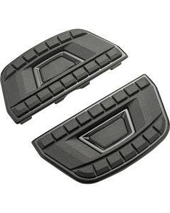 Ciro Black Chicane Passenger Floorboard Inserts Harley 06-24 Touring Models