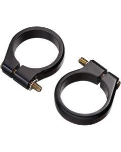 Joker Machine Black 41MM Fork Tube Clamps for Rat Eye Astro & Vega Turn Signals