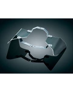 Kuryakyn Reflective Smoke Saddle Shields for 00-17 Harley Softail Models